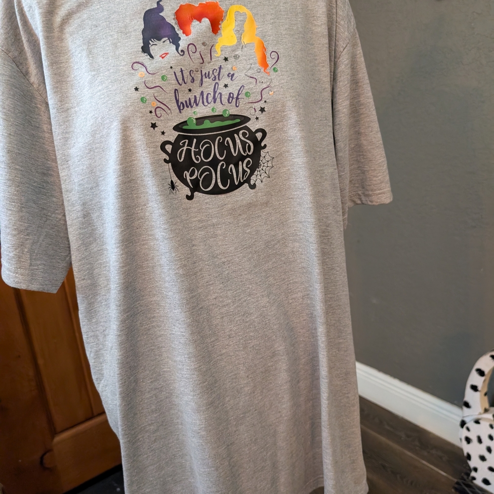 Gray Woman Graphic T-Shirt